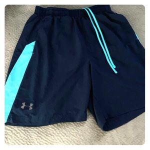 Under Armor Fitted Heat Gear Athletic Shorts